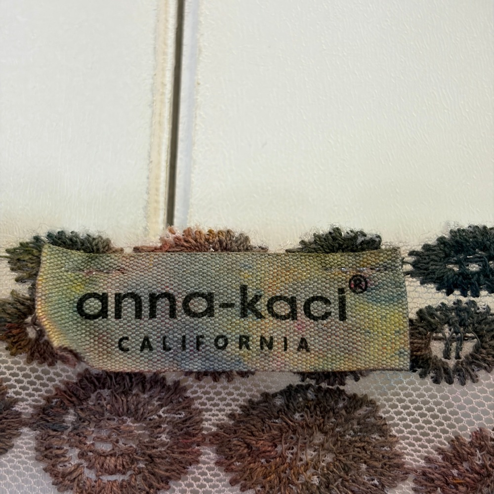 Anna-Kaci Boho Chic Fairy Embroidered Mesh Kimono Cardigan Women Size OS Whimsy - Picture 3 of 9